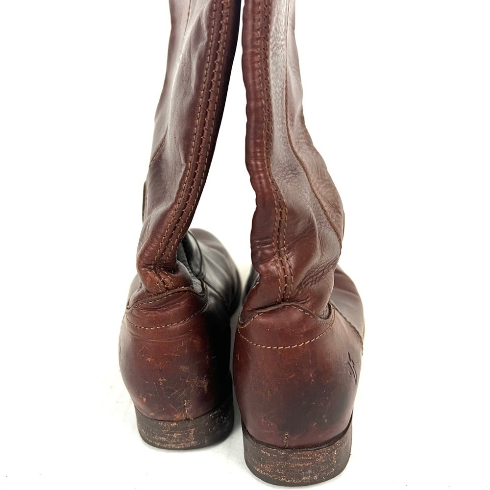 Frye Melissa Button Cognac Boots - Size 6 - Picture 7 of 11